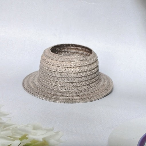 Straw Hat Automobiles Curtain Cloth Headwear Ear Leakage Baby Hat Air Top.