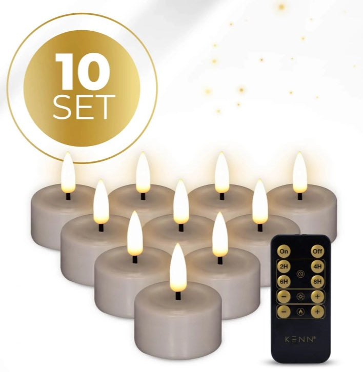 S10 3D Flame LED Tealight Candles