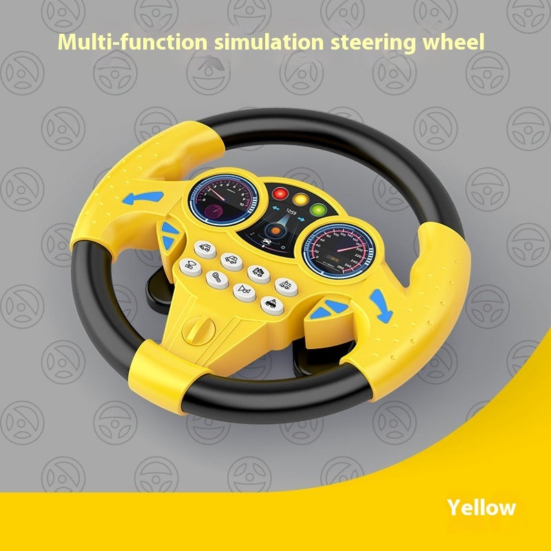 Suction Cup Large Analog Co-pilot Music Steering Wheel