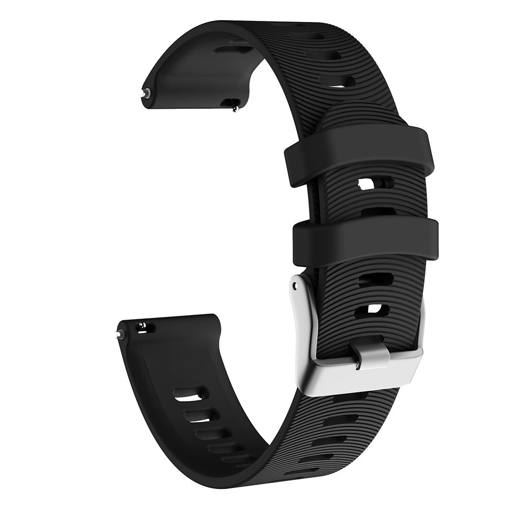 Universal Water Pattern Two-color Horizontal Pattern Silicone Buckle Strap