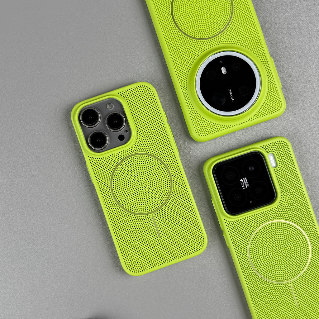 Breathable And Heat Dissipating Thin Ring Magnetic Phone Case