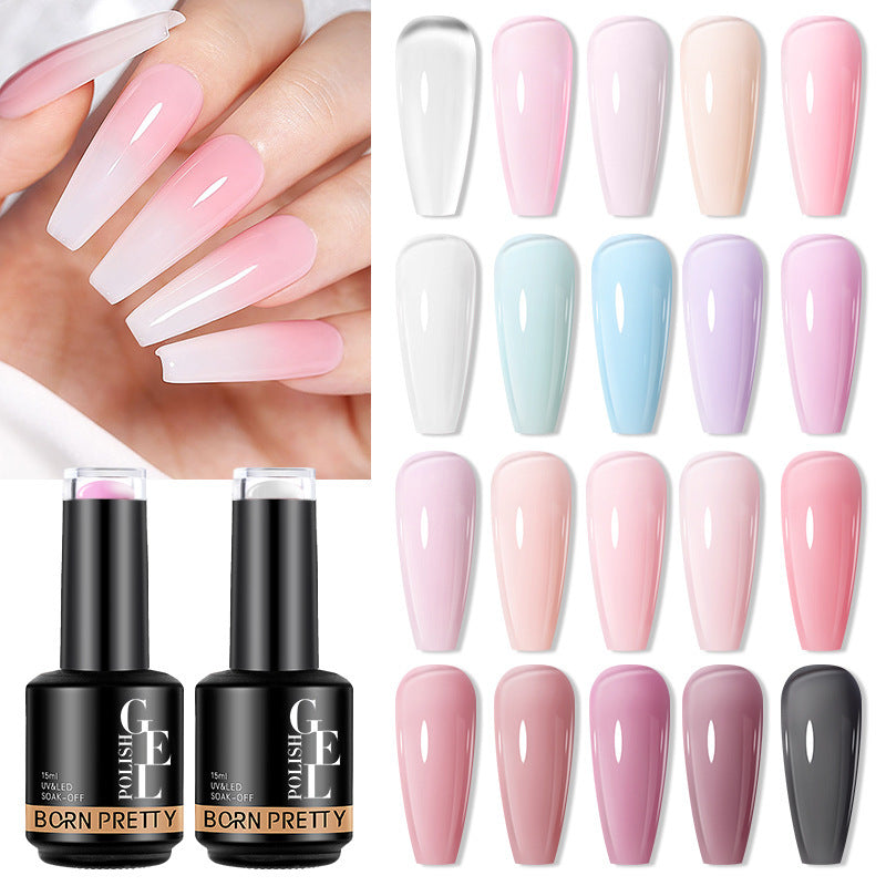 Nail Color Powder Transparent Function Phototherapy Plastic - EL CHEG