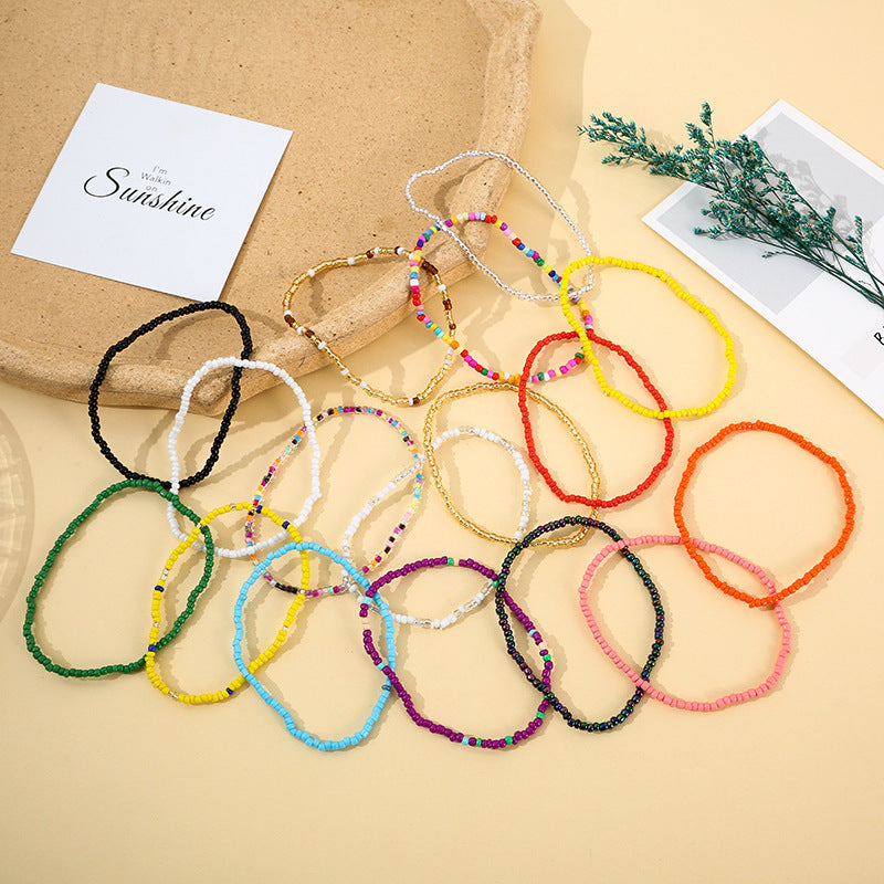 Women's Bohemian Fashion Bracelet Glass Handmade