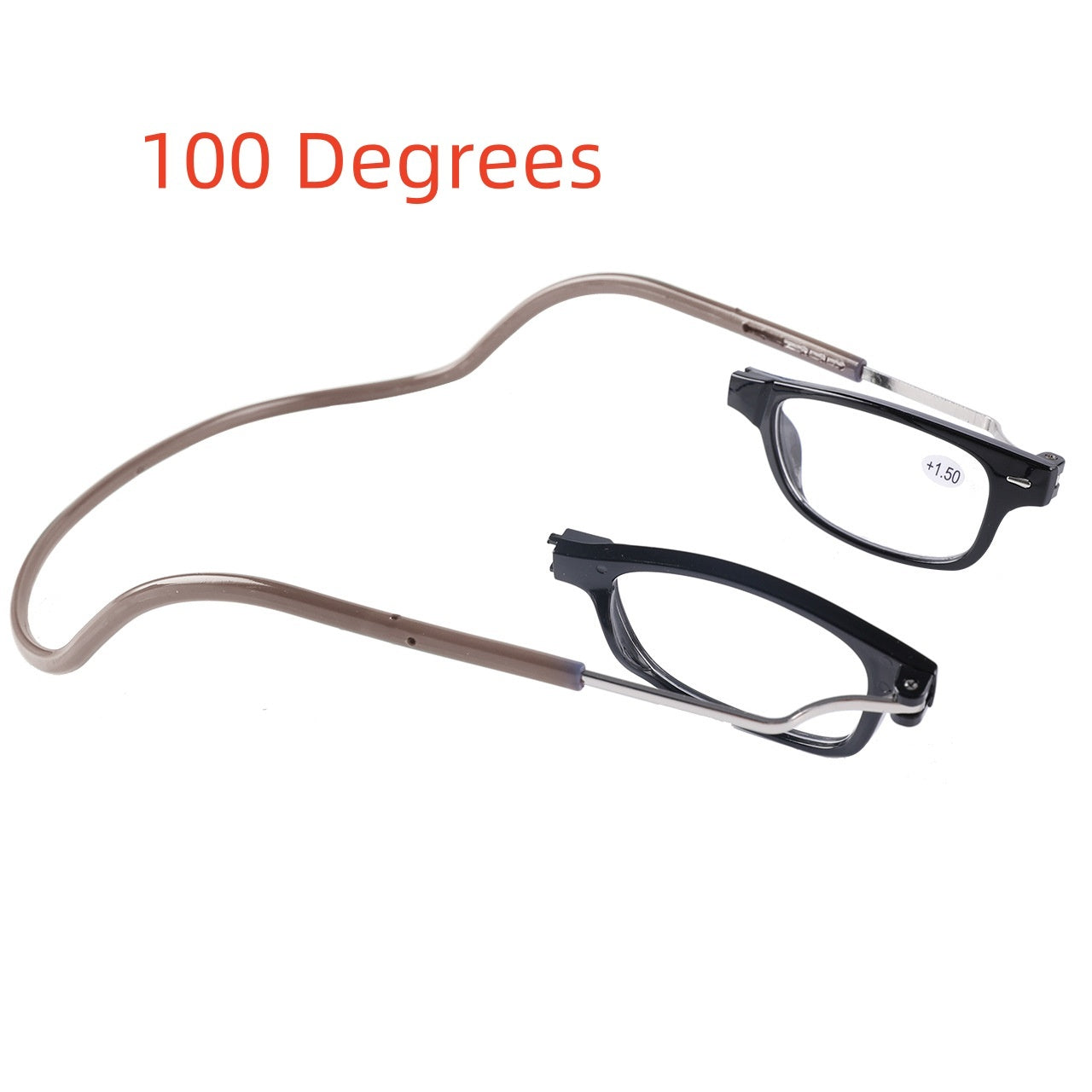 Anti-lost Silicone Magnet Hanging Neck Foldable Presbyopic Glasses