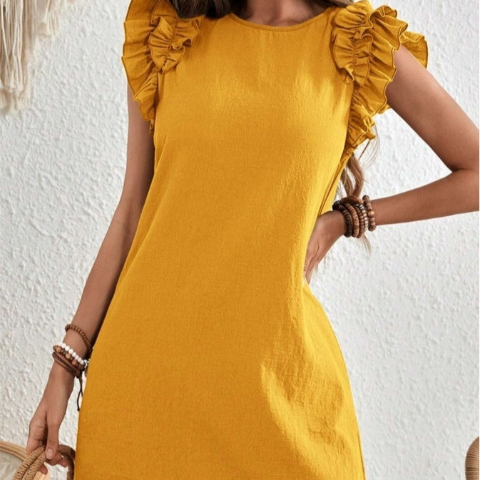 Women's Summer Casual V-neck Lace Dress
