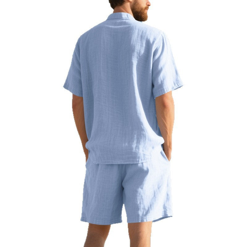 Men's Summer Suit Loose Casual Linen