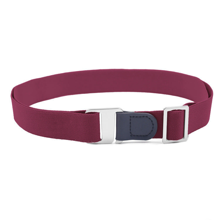 Unisex pants with adjustable belt