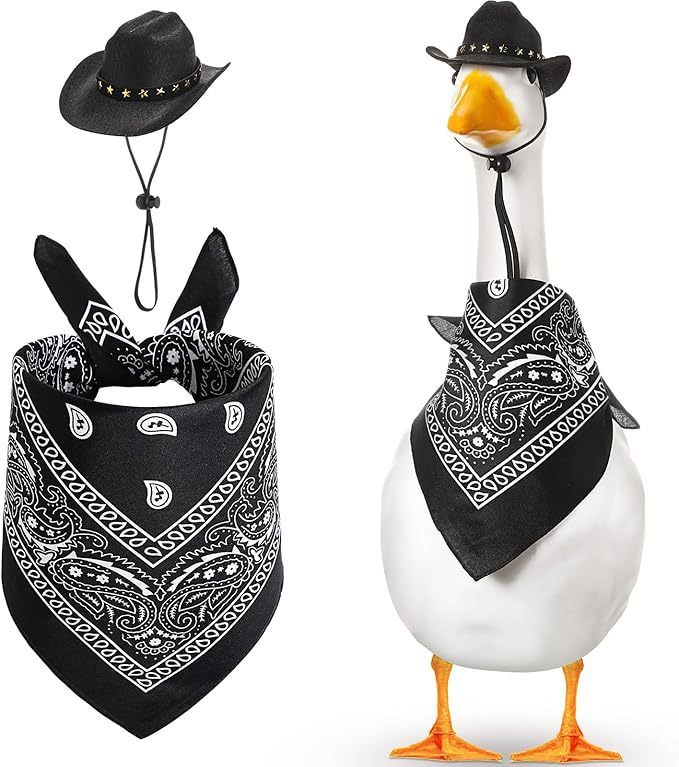 Western Cowboy Hat Saliva Towel Suit Garden Party