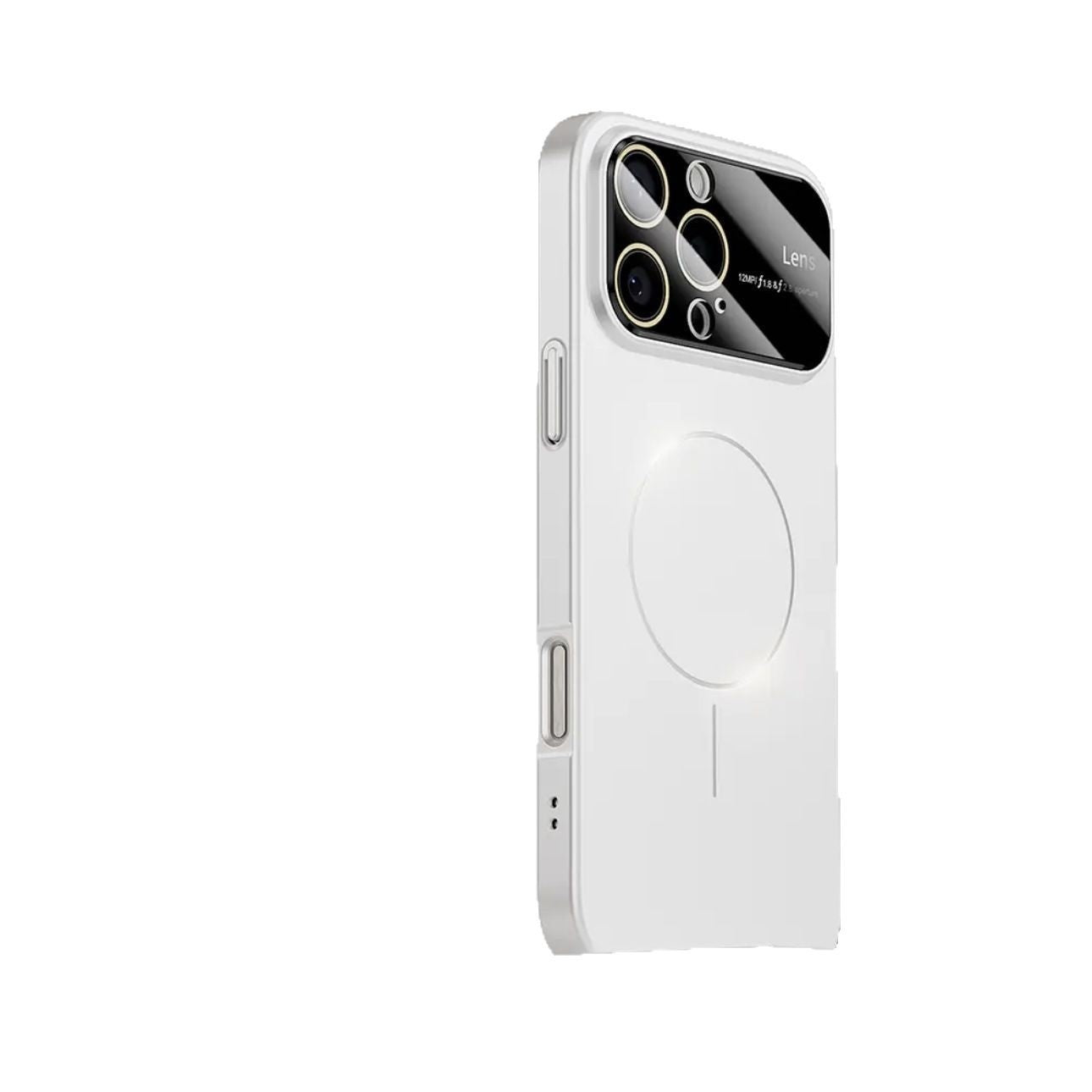 Large Window Frosted Fine Circle Magnetic Drop-resistant Phone Case