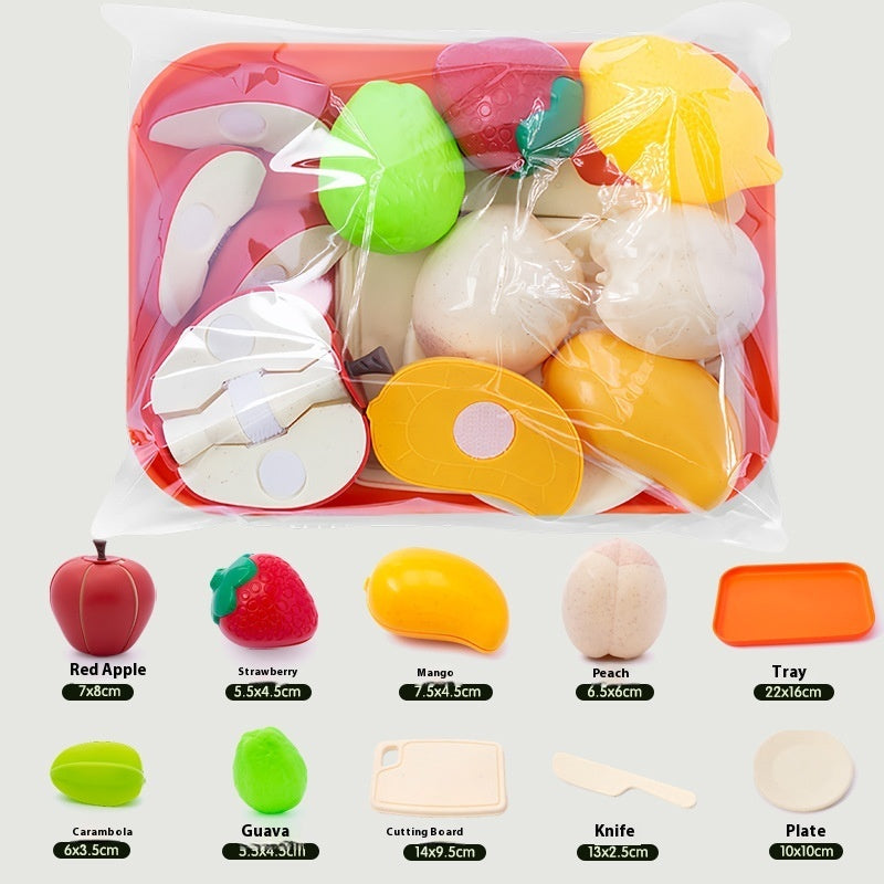 Children Play House Emulational Fruit Slicer Educational Toys