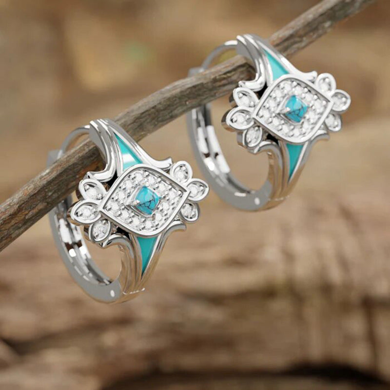 Trendy Bohemian Horse Eye Geometric Drop Earrings