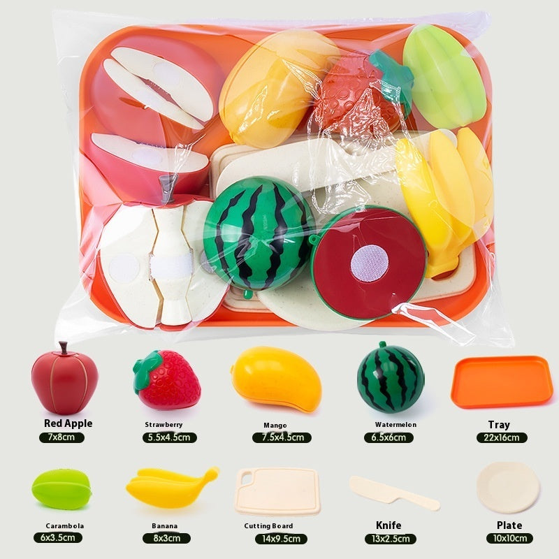 Children Play House Emulational Fruit Slicer Educational Toys