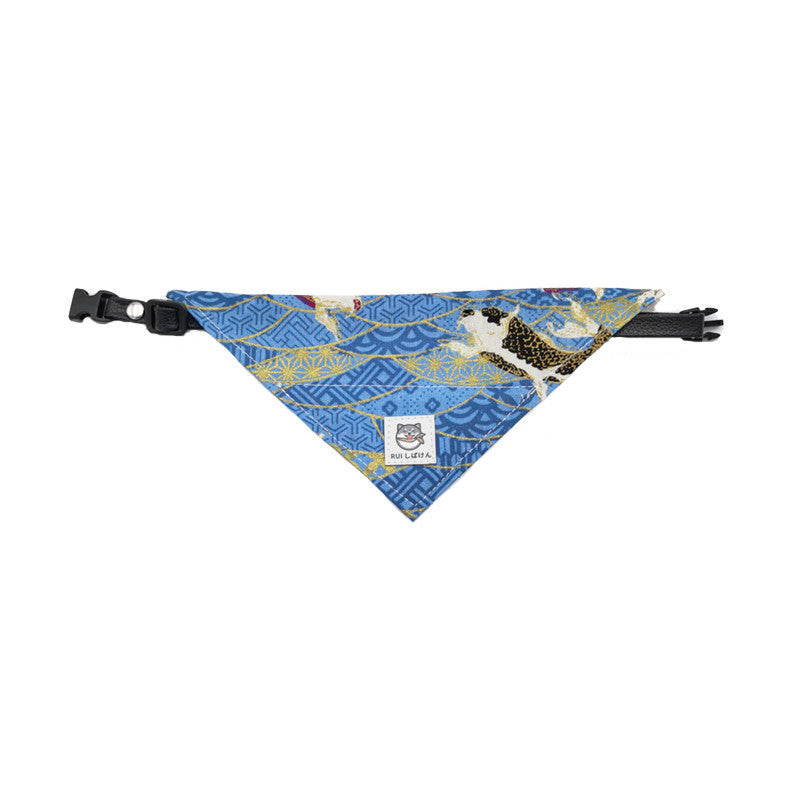 Japanese Tang Grass Pattern Dog Triangular Binder