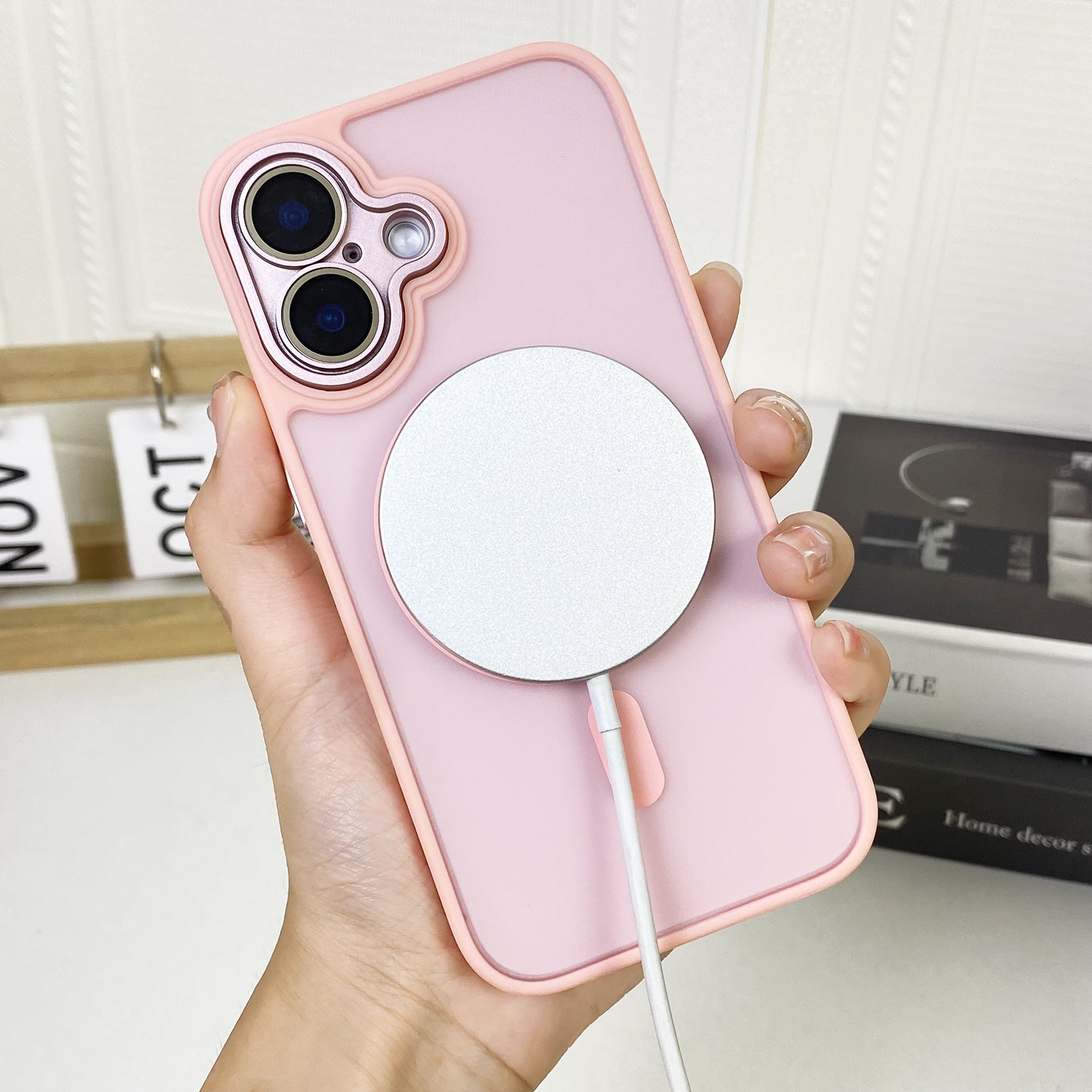 JD Magnetic Matte Phone Case All-inclusive Drop-resistant