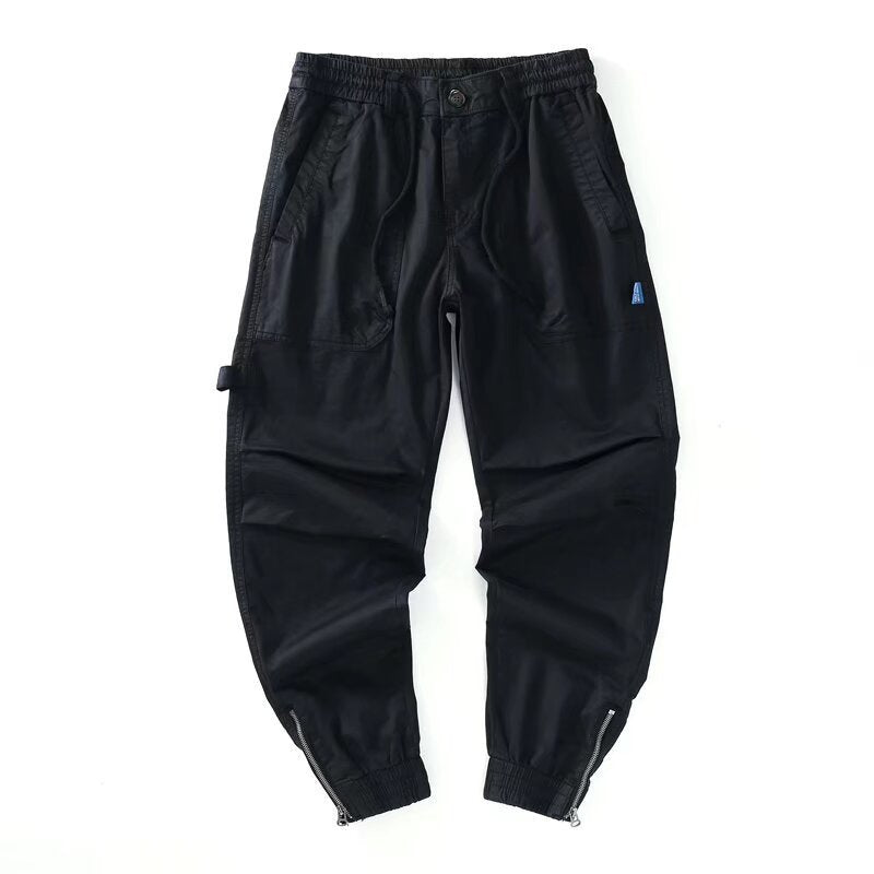 Loose-fit Tappered Men's Plus Size Loose All-matching Casual Trousers