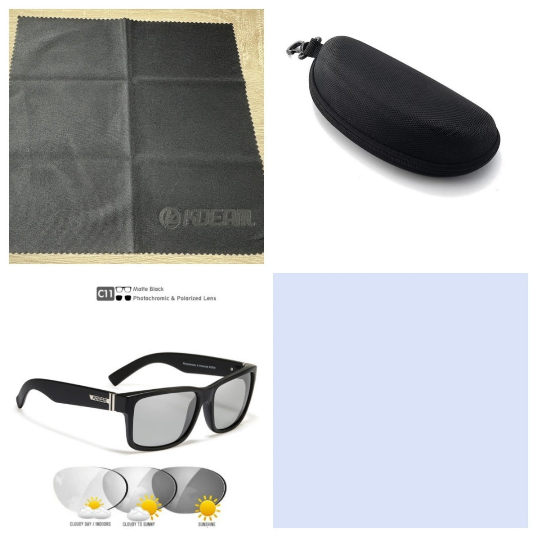 Square Polarized Outdoor Sports Colorful Sunglasses