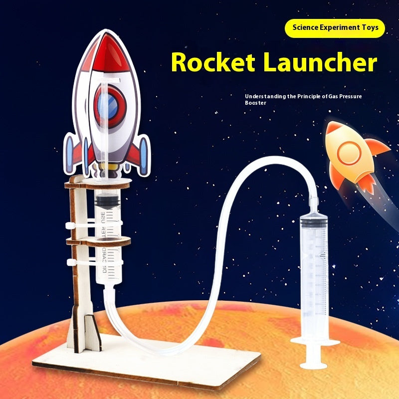 Homemade Rocket Aerodynamics Elementary School Student Scientific And Educational Toy