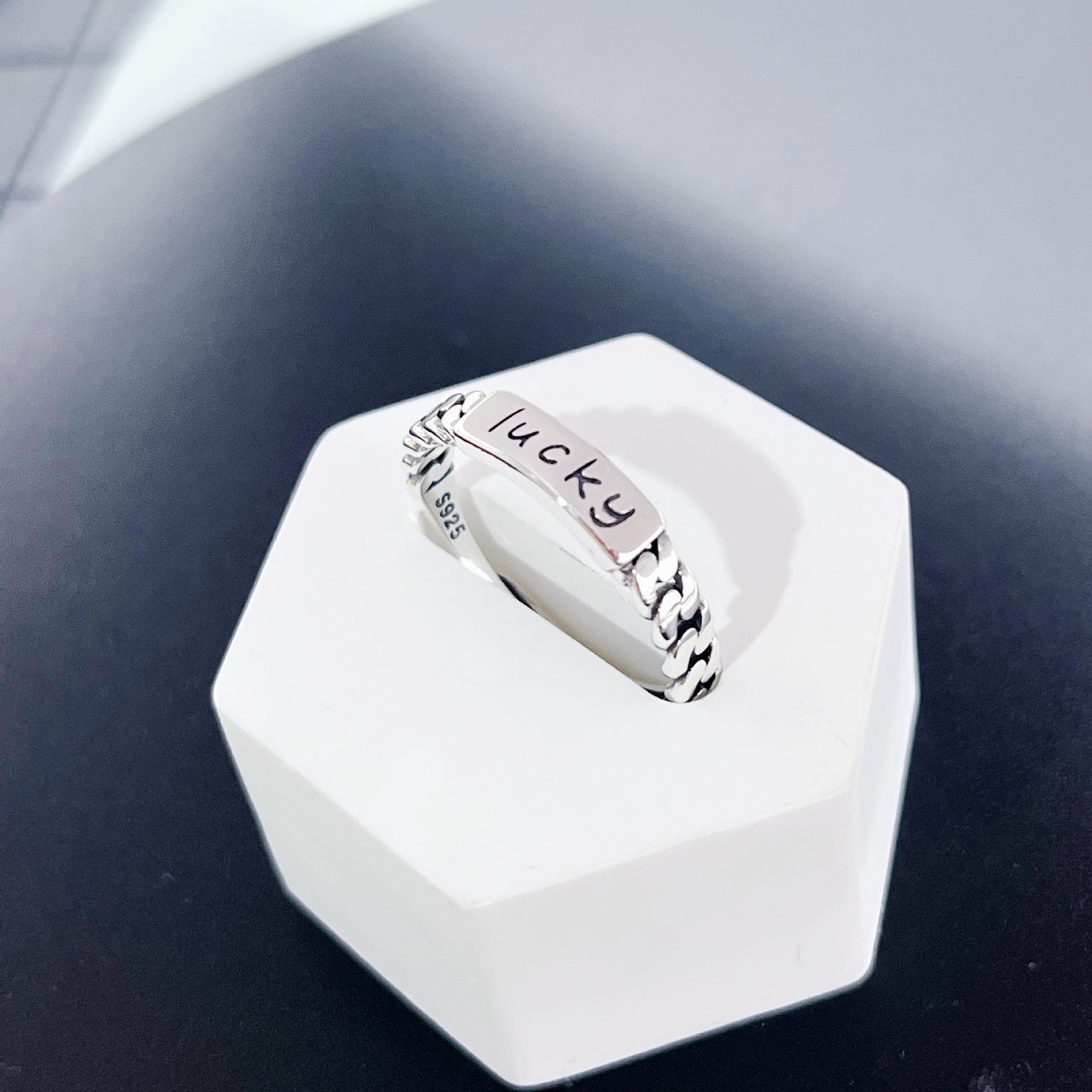 Ins Personality Fashion Hong Kong Style Forefinger Ring Female