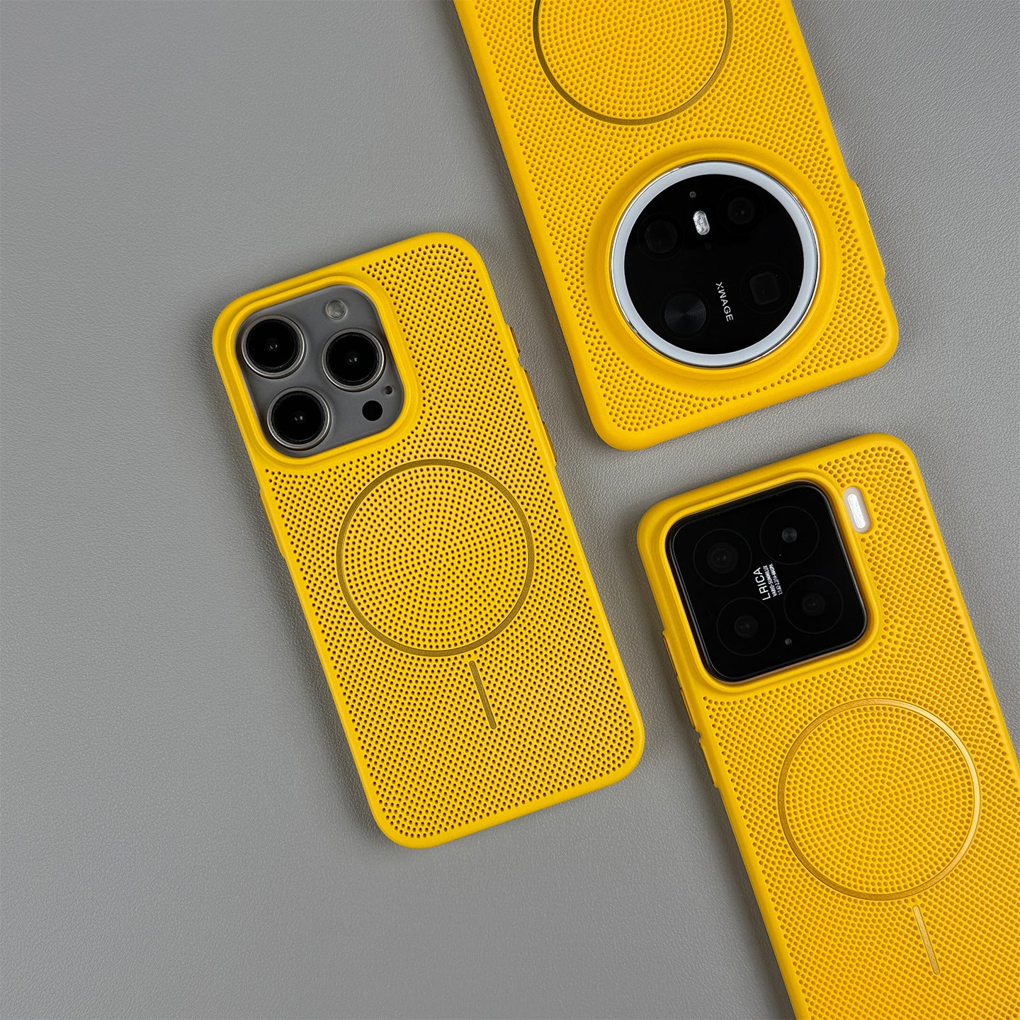 Breathable And Heat Dissipating Thin Ring Magnetic Phone Case