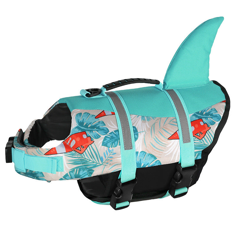 Shark Pet Life Vest Dog Swimming Clothes