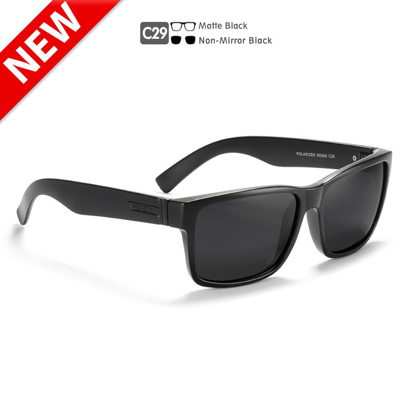 Square Polarized Outdoor Sports Colorful Sunglasses