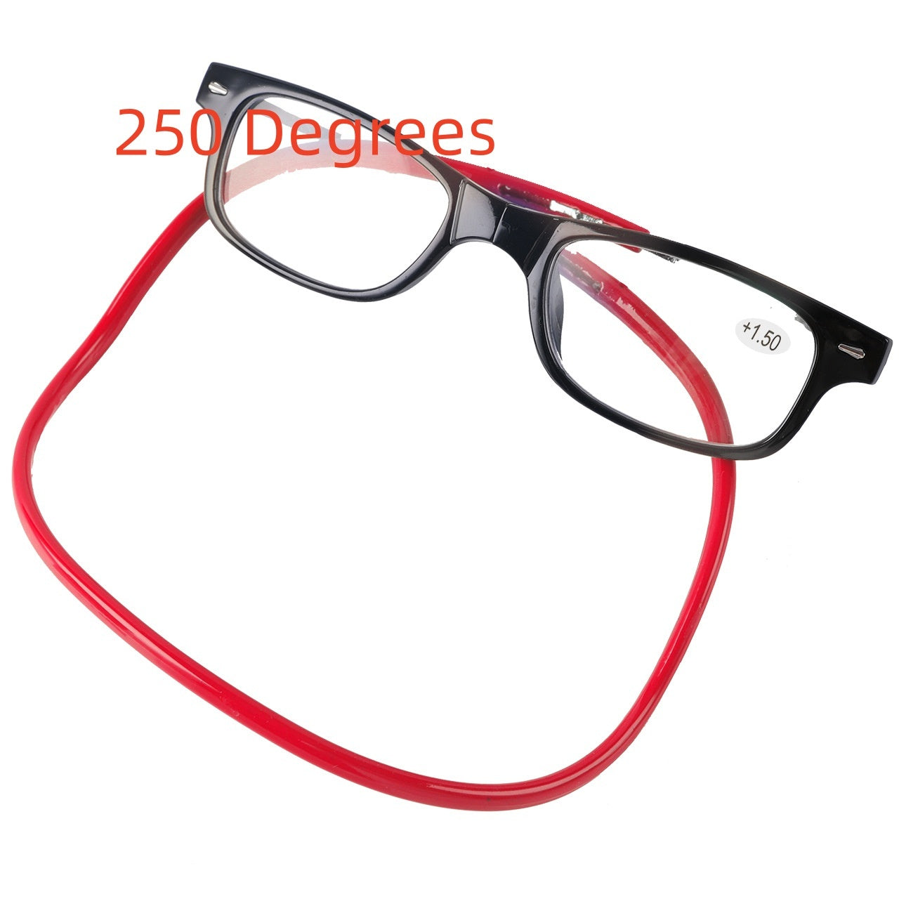 Anti-lost Silicone Magnet Hanging Neck Foldable Presbyopic Glasses
