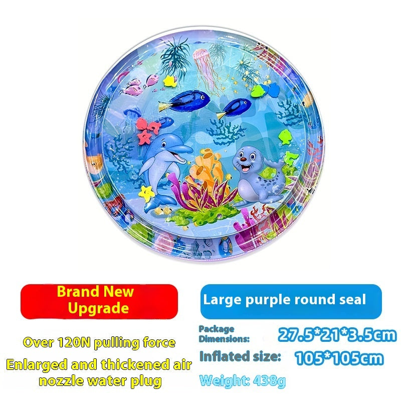 Cartoon Explosion-proof PVC Inflatable Baby Crawling Pat Mat Toy.