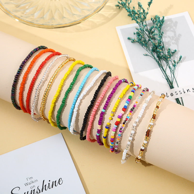 Women's Bohemian Fashion Bracelet Glass Handmade