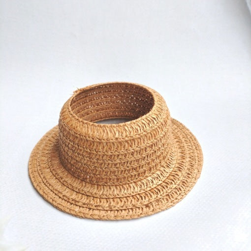 Straw Hat Automobiles Curtain Cloth Headwear Ear Leakage Baby Hat Air Top.
