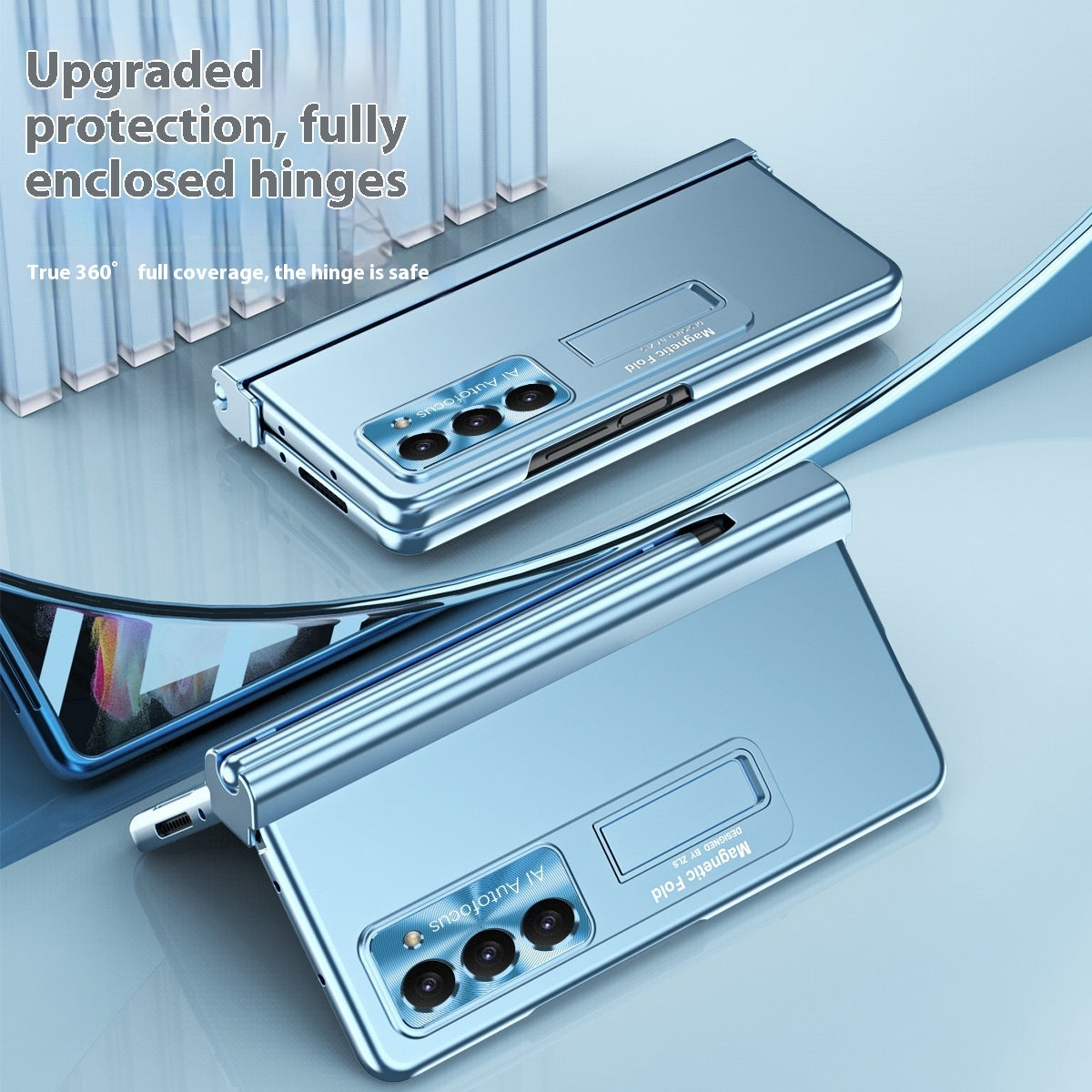 Magnetic Suction Decompression Hinge Zfold5 Bracket Phone Case