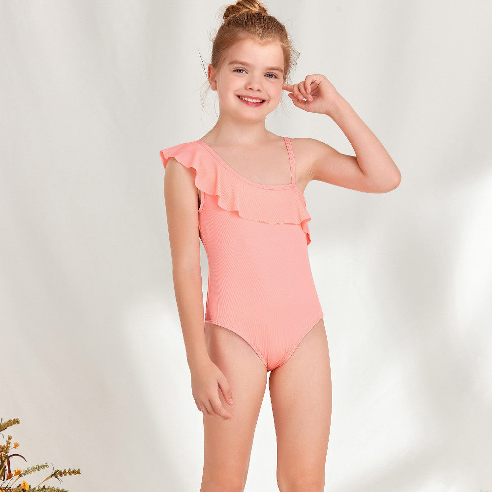 Children's Women's Ruffled One Piece Swimsuit