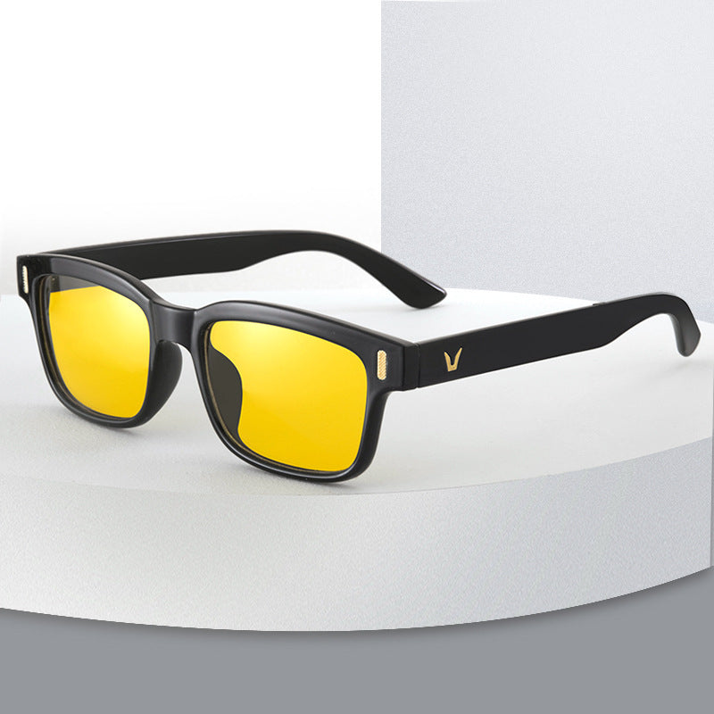 Retro Small Box Rice Nail Style Personalized Sunglasses With UV Protection