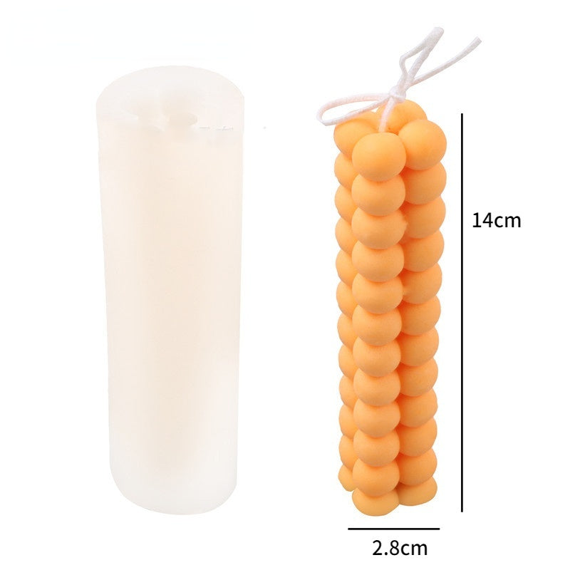 Polygonal Silicone Geometric Magic Ball Candle Mold
