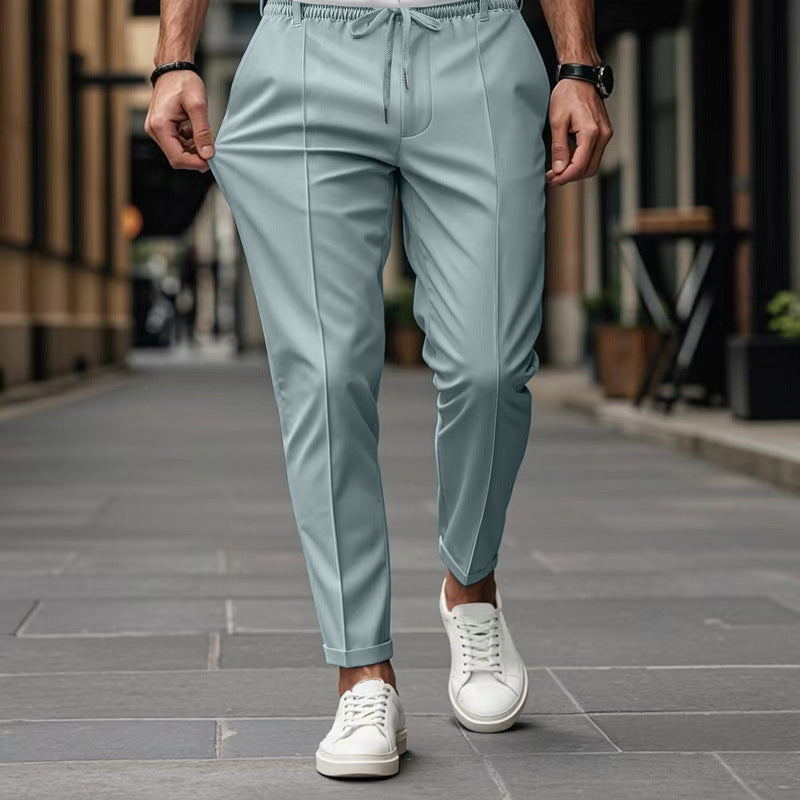 Men's Business Slim Fit Tapered Casual Pants