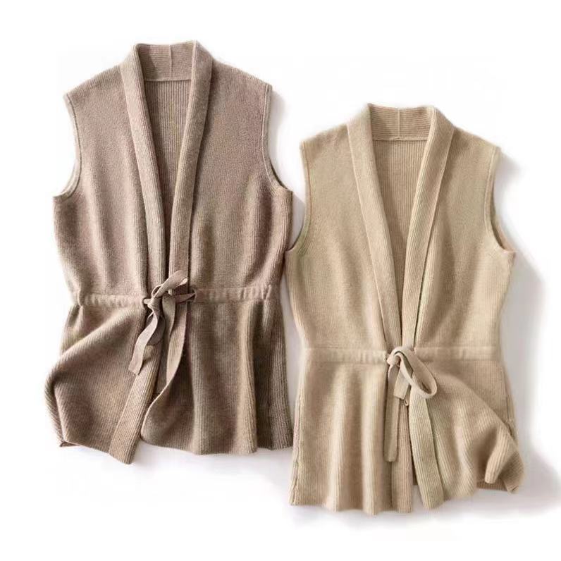 Women's Wool Knitted Vest Autumn
