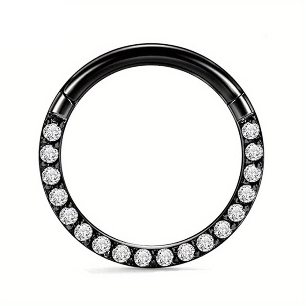 Stainless Steel Nose Ring Diamond Nose Ring Seamless Ring Multifunctional