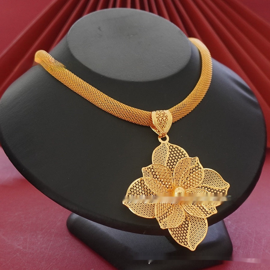 Pendant Necklace And Earrings Jewelry Wedding Party