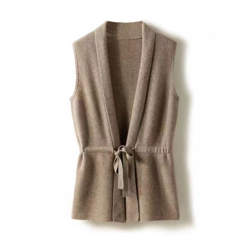 Women's Wool Knitted Vest Autumn