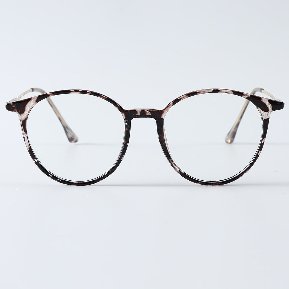 New Artistic Round Frame Women's All-match Face-looking Small Sunglasses