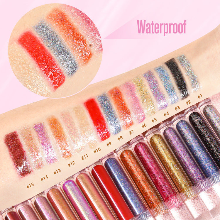 15 Color Laser Lip Lacquer Waterproof And Moisturizing Moisturizing Chameleon Lip Gloss Lipstick - EL CHEG