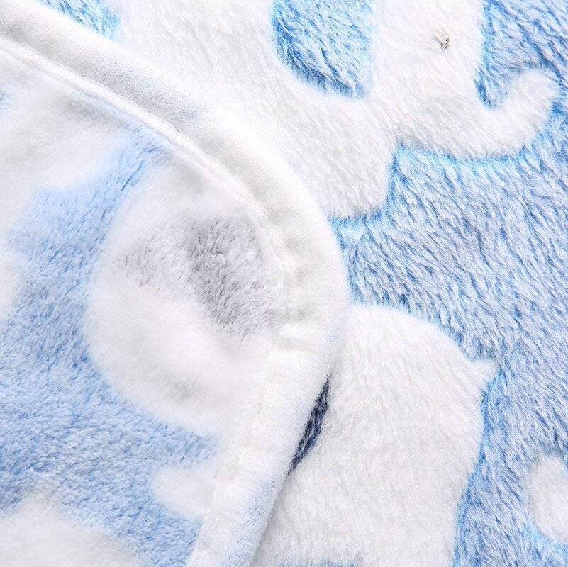 Creative coral fleece padded warm doghouse