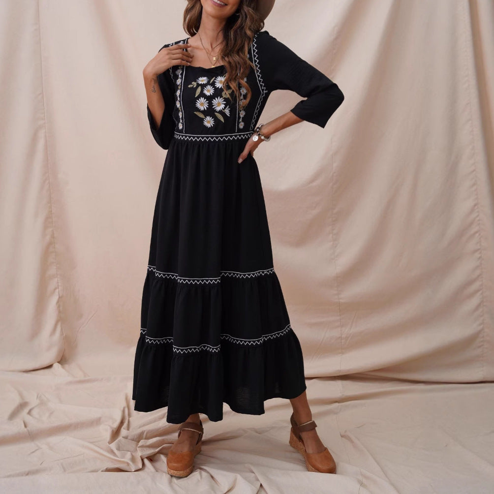 Women's Clothing Dress Bohemian Ethnic Characteristics
