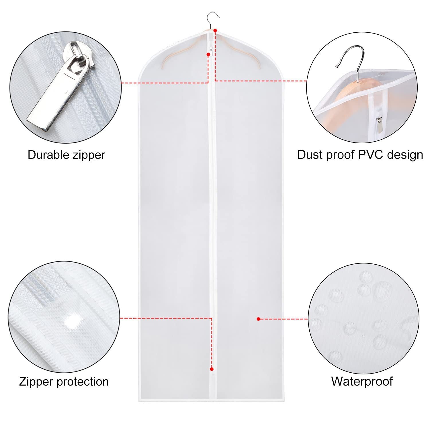 Cloth Bag Dust Cover Long Skirt Suit Protective Cover - EL CHEG