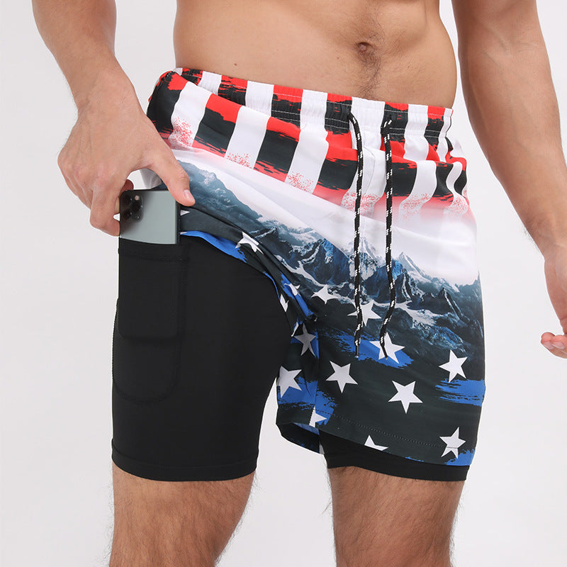 Men's Sports Beach Shorts Printed