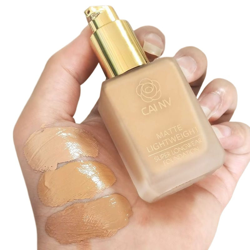 Liquid Foundation Wheat Black Leather White Blend Agent