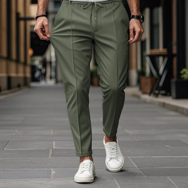 Men's Business Slim Fit Tapered Casual Pants