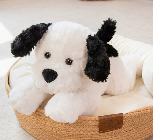 Plush Toy Lying Dog Doll.