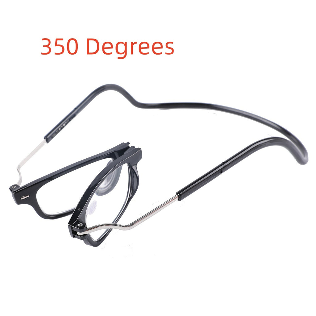 Anti-lost Silicone Magnet Hanging Neck Foldable Presbyopic Glasses