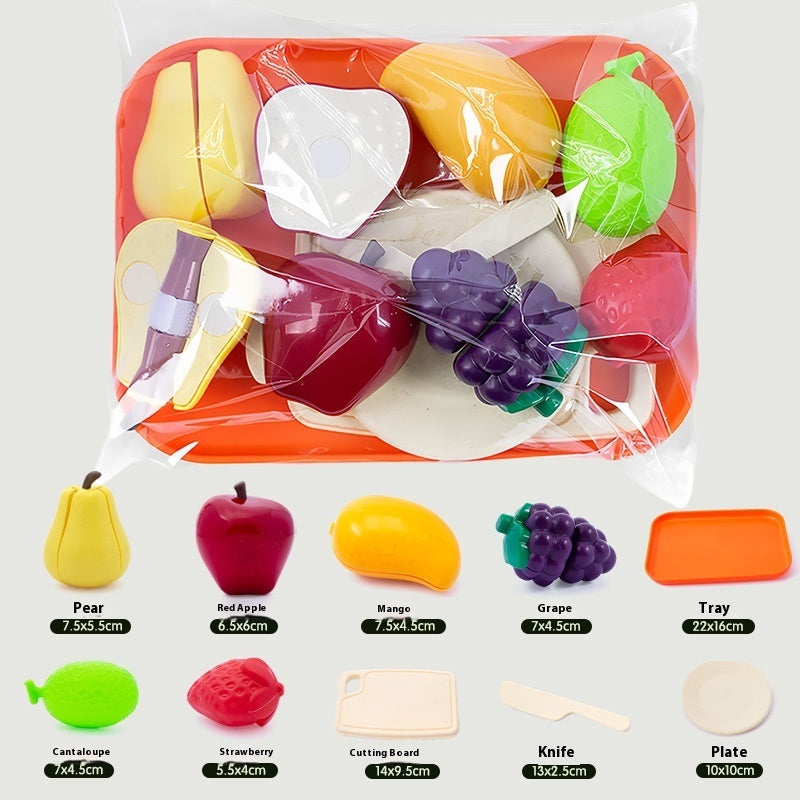 Children Play House Emulational Fruit Slicer Educational Toys