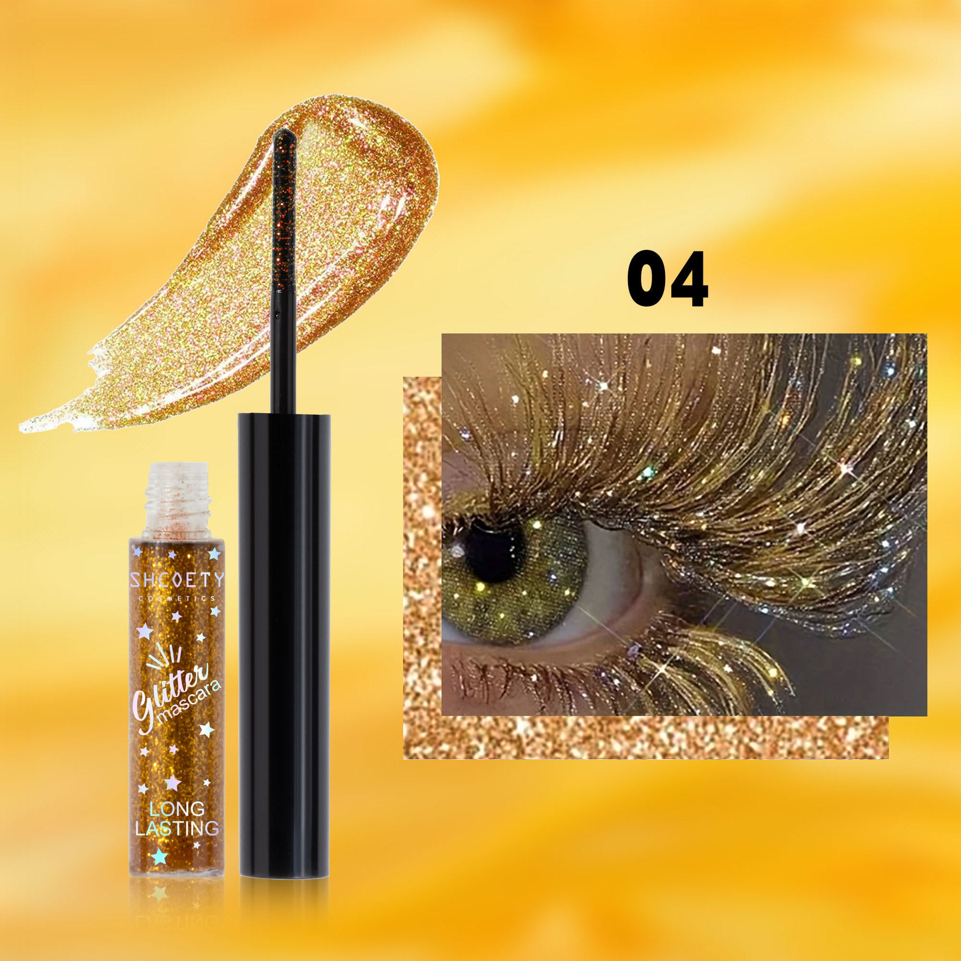 Color Mascara 5 Colors Waterproof Not Smudge - EL CHEG